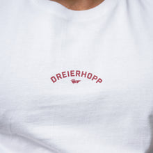 Lade das Bild in den Galerie-Viewer, Simple T-Shirt - White/Burgundy
