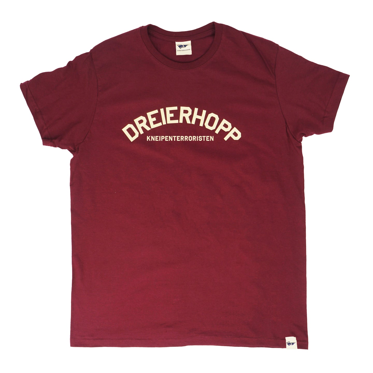 Kneipenterroristen T-Shirt - Burgundy/Creme
