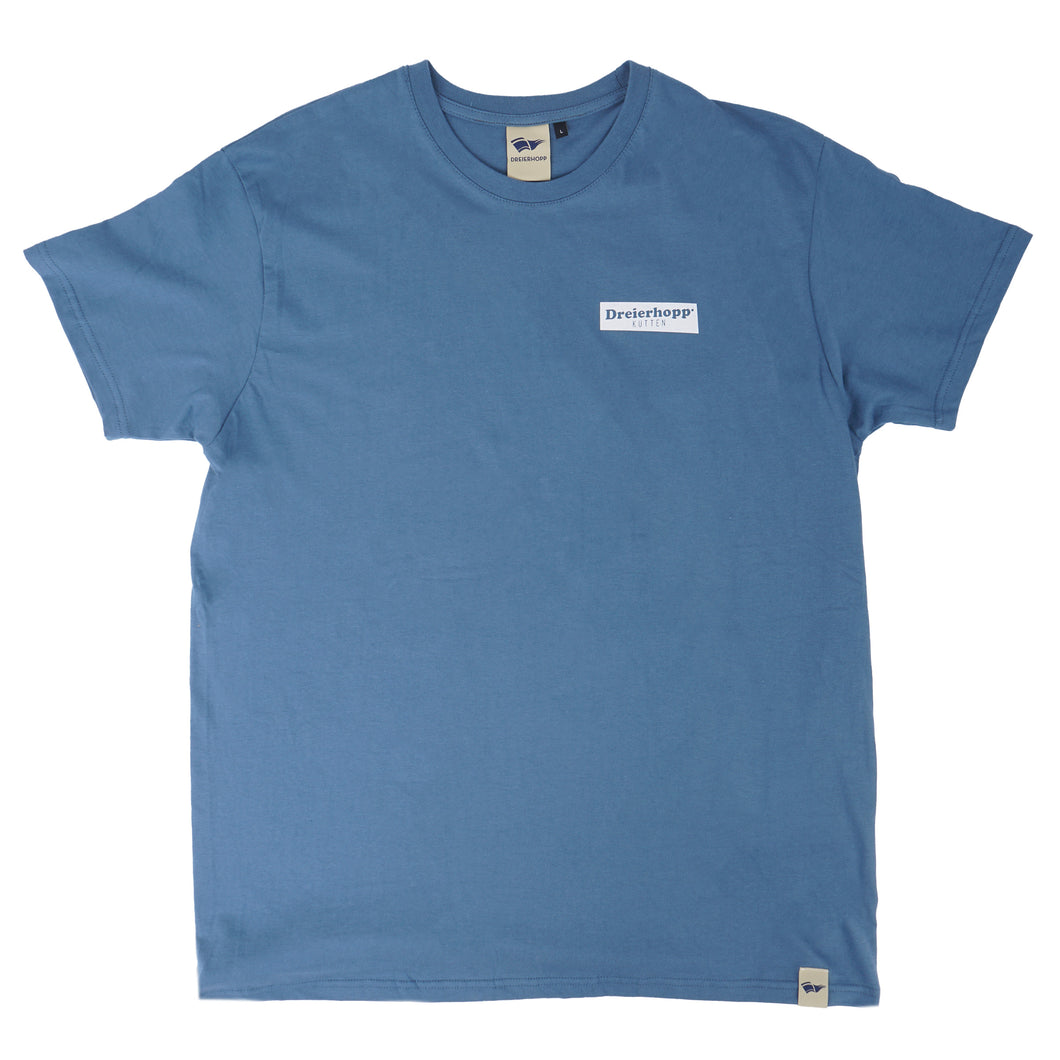 Kutten Backprint T-Shirt - Stone Blue
