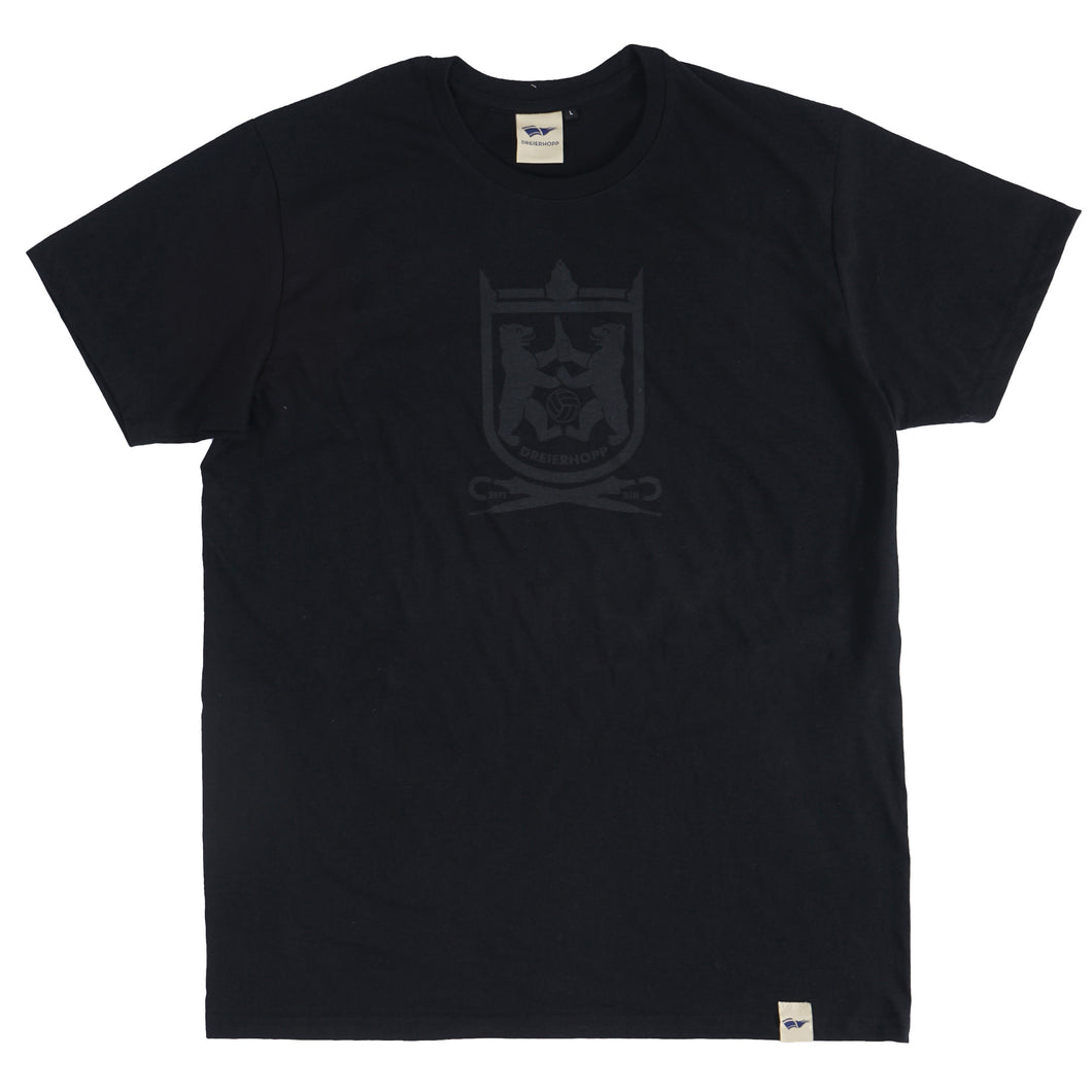 Wappen T-Shirt - Tonal Black