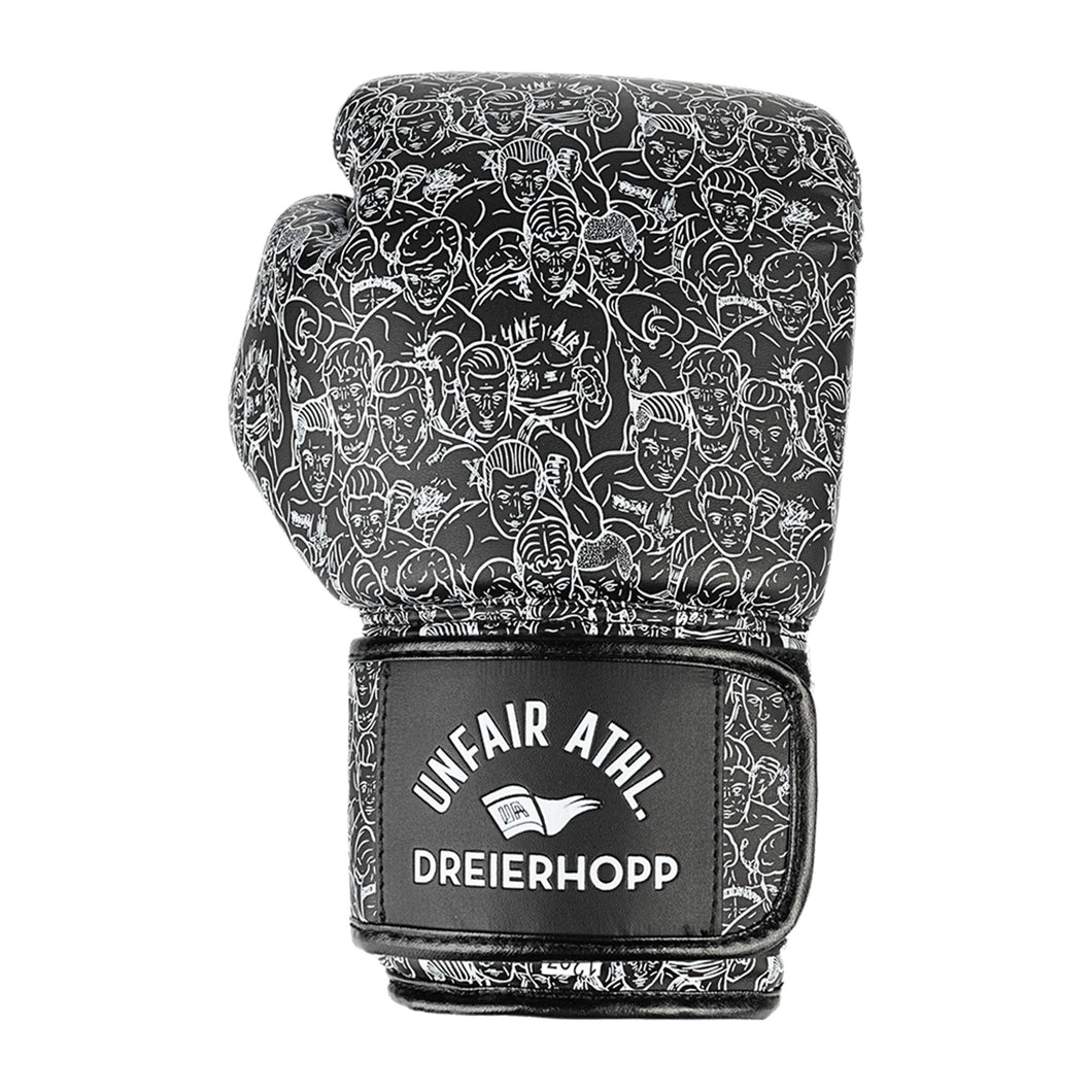 UNFR x DRHP Allover Boxing Gloves - Black
